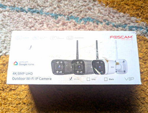 Foscam v8p 8mp - 4k/8mp, outdoor